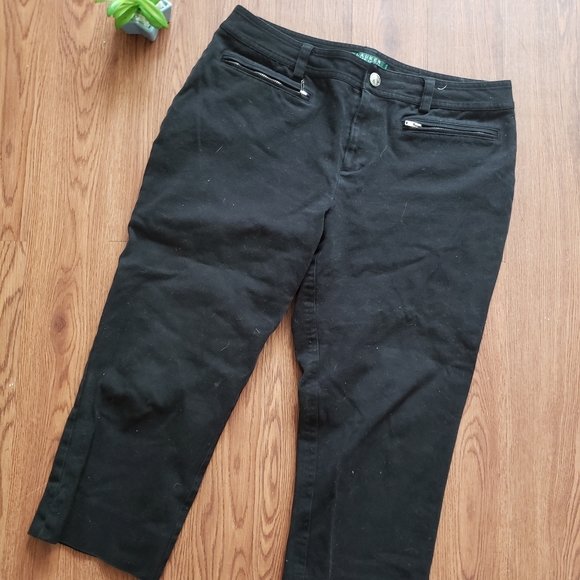Lauren Ralph Lauren Pants - Ralph Lauren black cropped pants. Size 6